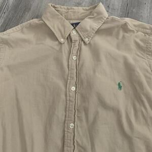 Ralph Lauren Beige Casual Button Down Shirt